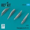 RESKIT RS72-0499 Pivot pylons for FB-111 (4 pcs) (1/72)